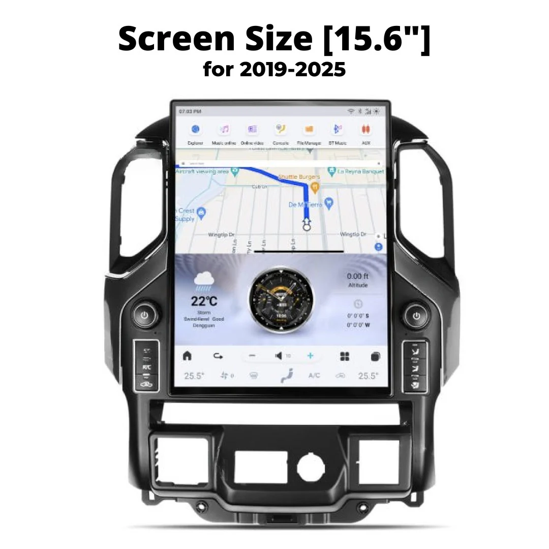 Chevrolet Silverado Tesla Screen 2007-2025 - Image 14