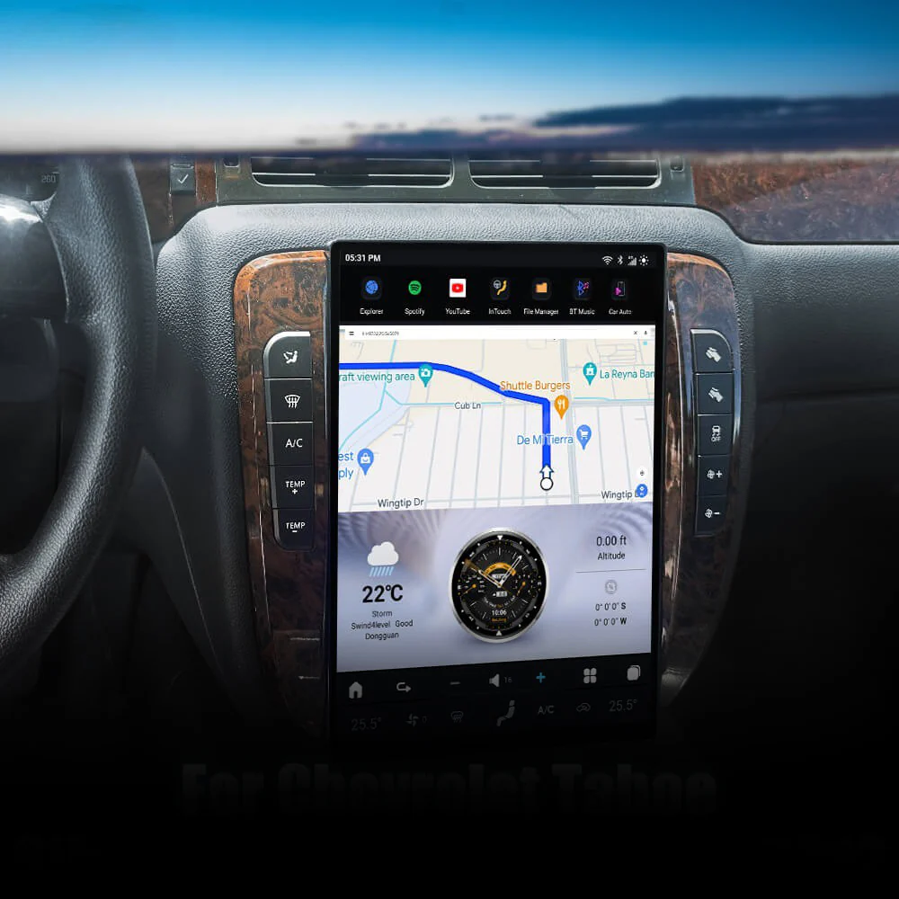 Chevrolet Silverado Tesla Screen 2007-2025 - Image 10
