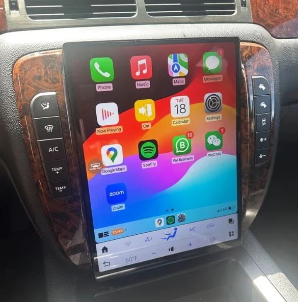 Chevrolet Silverado Tesla Screen 2007-2025 - Image 9