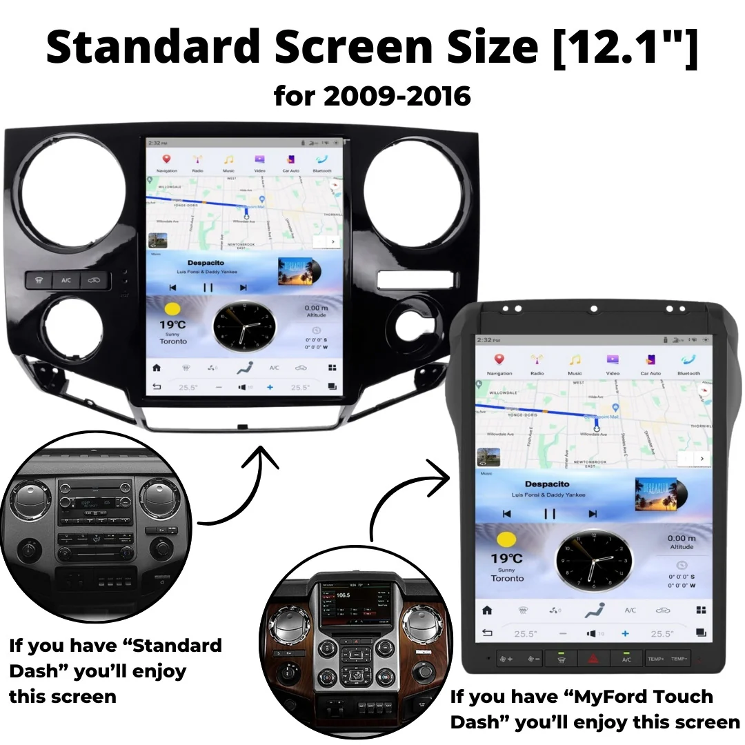 Ford F550 Tesla Screen 2009-2022 - Image 11